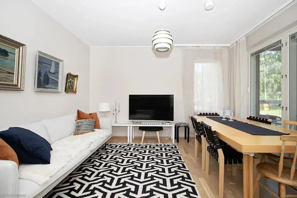 Stylish Nordic 2BR Apartment with Sauna