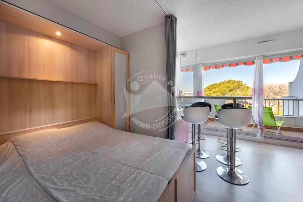 AS9557 - Studio vue sur la mer avec parking privé proche centre ville