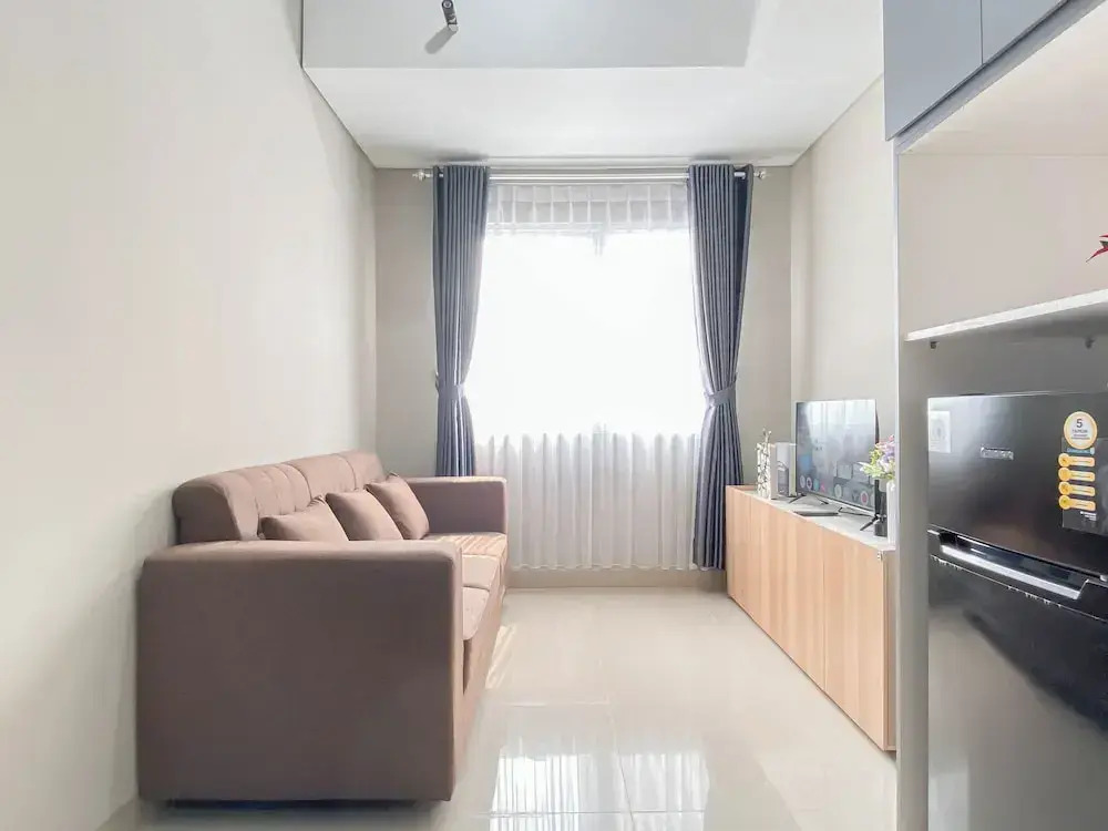 Soft Grey 1Br At Royal Sentul Park Apartment