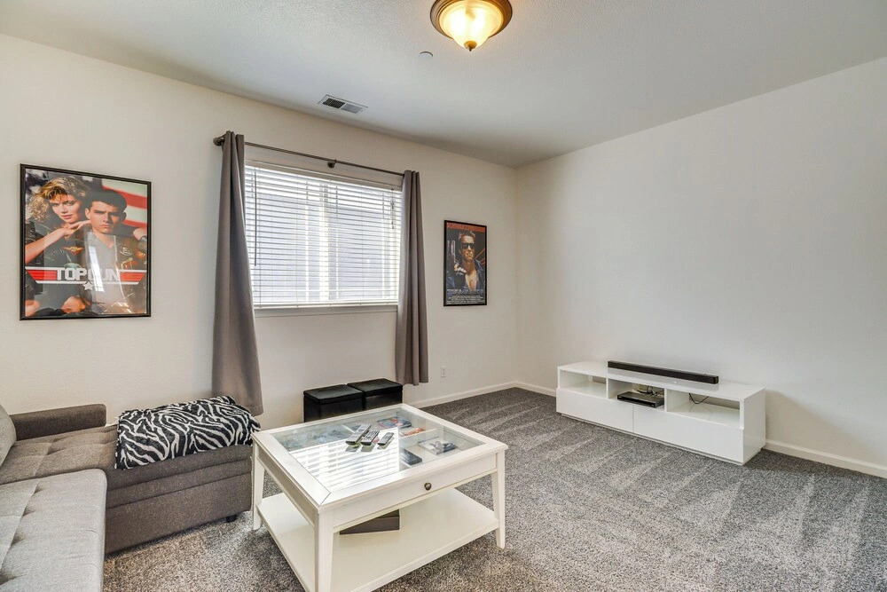 Theater Room, Fireplace: Home 5 Mi to Dtwn Reno!