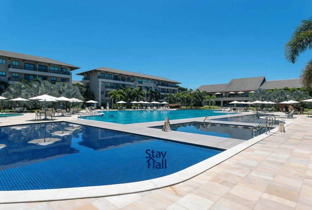 Flat Luxo-Beach Class-Piscina-Beira-Mar- SH042