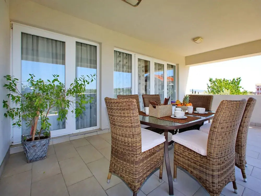 Sun-kissed Apartment in Bibinje with Garden and Terrace