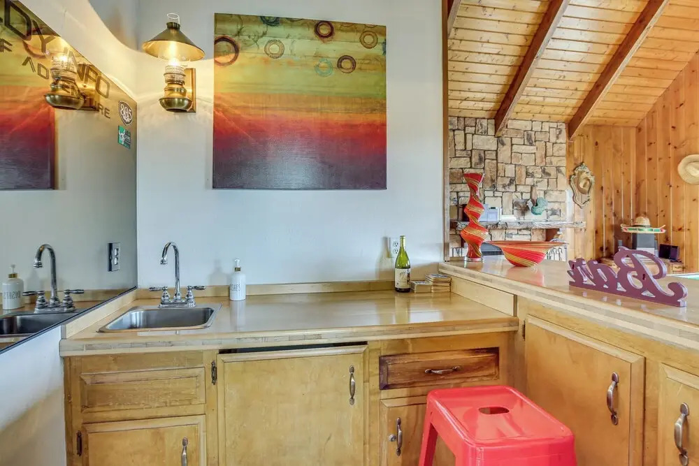 Partial Lake Arrowhead View: Cabin w/ Game Room!