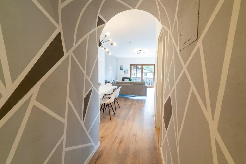 Appartement Partenkirchen - 3-Zimmer mit Panorama-Balkon - Bestlage am Fuß des Berges