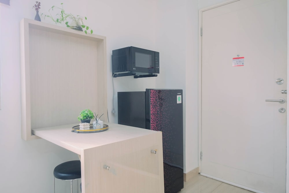 Compact White Tone 2Br At Pakubuwono Terrace Apartment