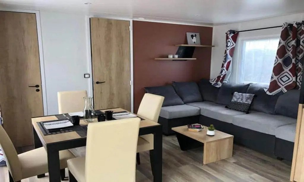 MOBILHOME 6 pers , domaine de KERLANN 4*, excellence Moana 2022