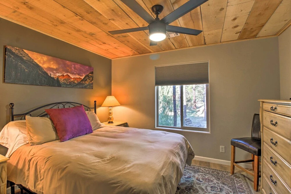 1 Mi to Rainbow Lake: Newly Built & Woodsy Retreat