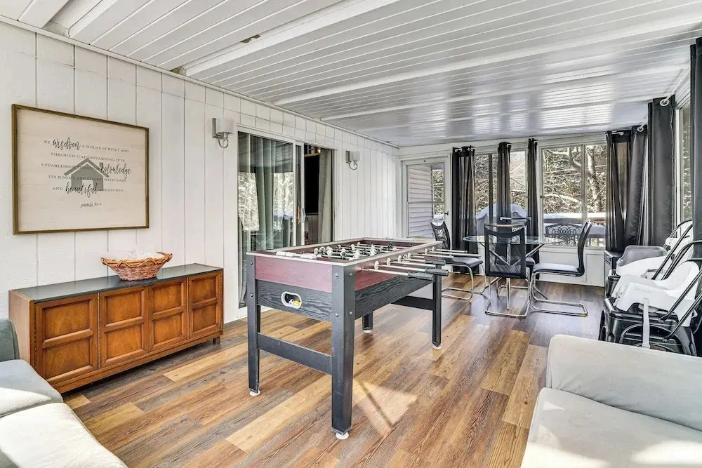 Games, Fire Pit, Hot Tub: Pocono Lake Family Home