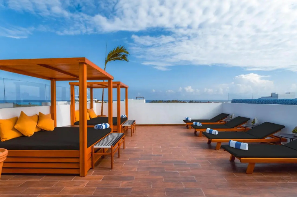 Terrasse Hotel Playa del Carmen