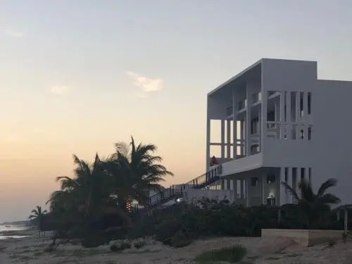 Beachfront Villa Solarium Garden House 1
