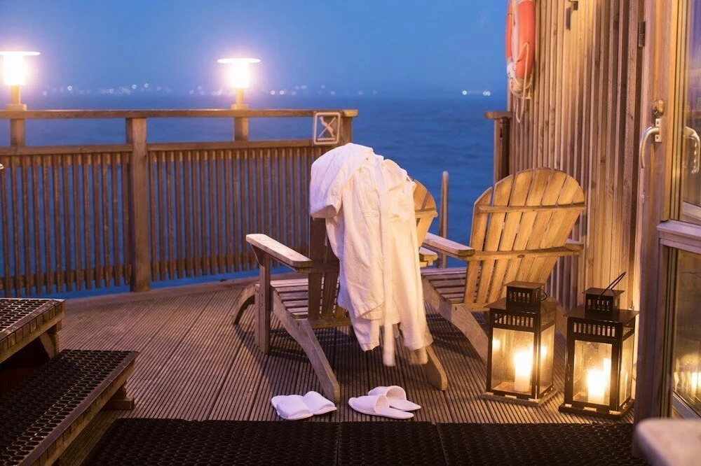 Strandflickornas Husen invid Havet