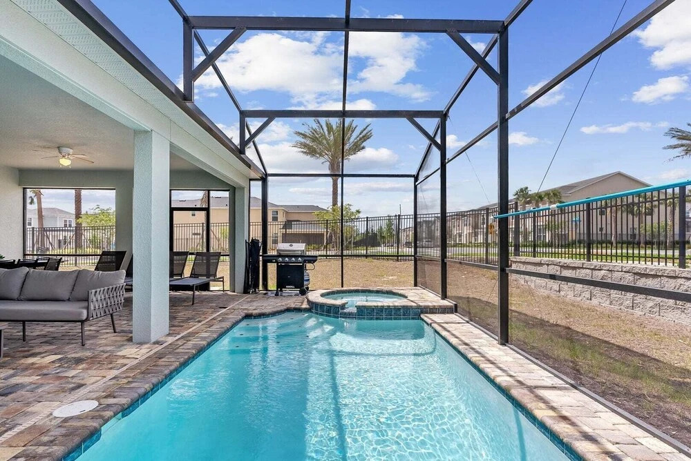 Luxury 8BR Private Pool Family Villa Near Disney