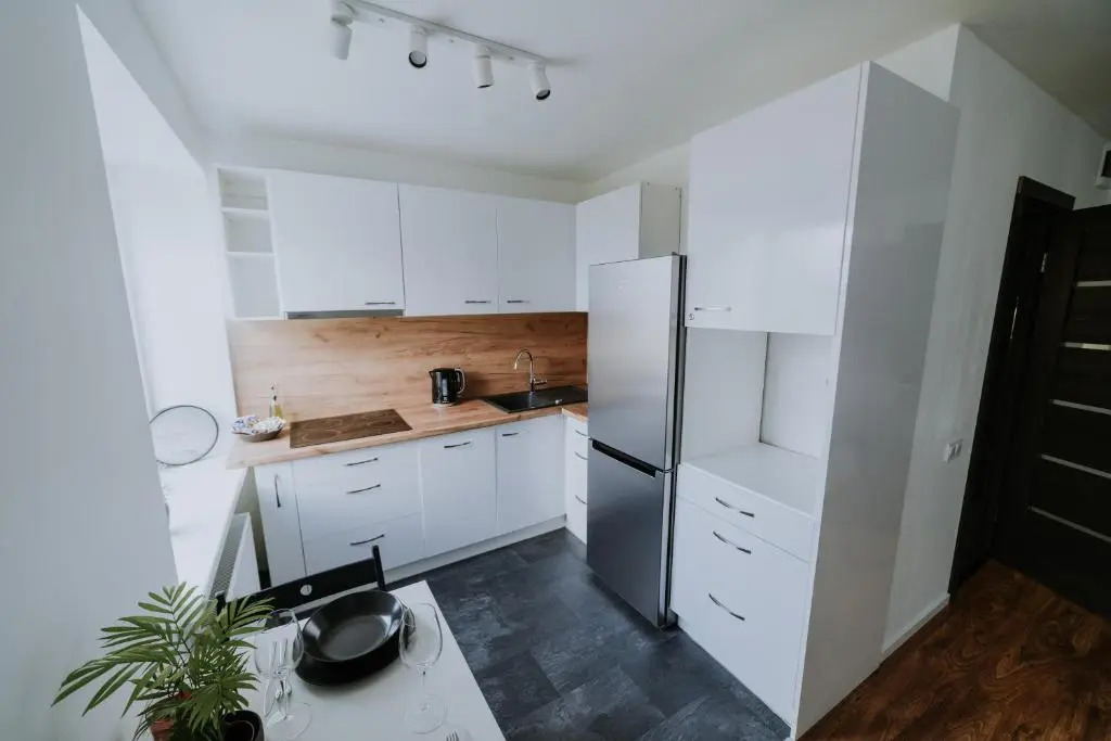 Ventspils studio apartment with lovely balcony