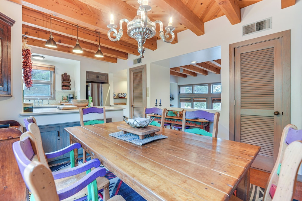 Heated Pool Access! Mtn-View Santa Fe Home, Patio