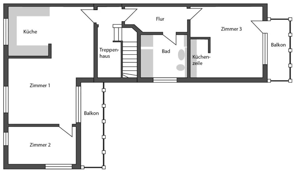 WOHNUNG FüR 3 - 4 PERSONEN