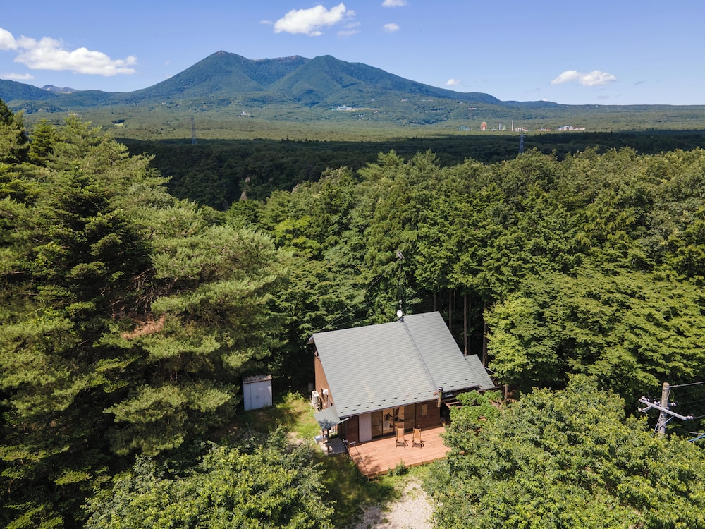 A calm house in the woods