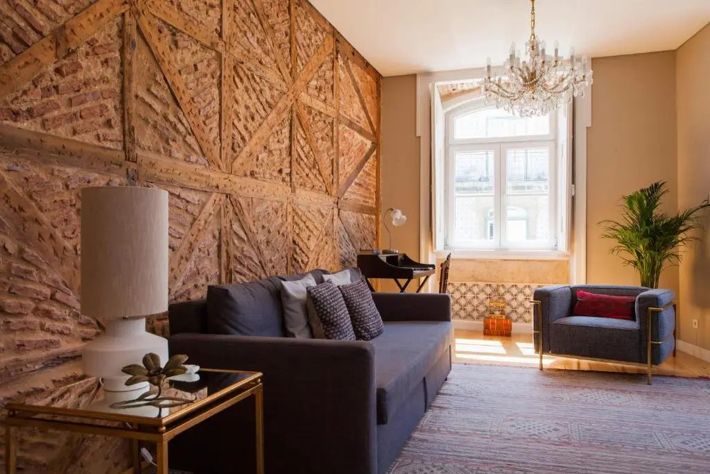 Alfama Baixa Spacious And Bright Apartment Blends the Historic and the Contemporary 2 Bedrs & 2 Bathrs AC 18th Century Building