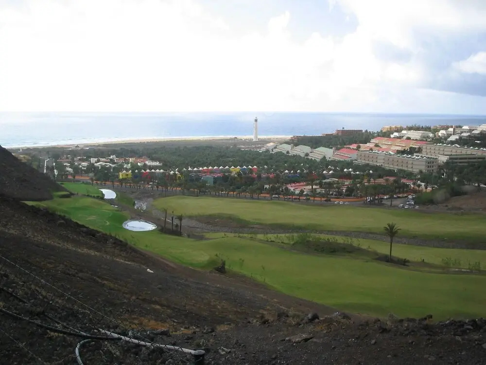 Villa Vinamar of Fuerteventura, in the Golf Course of Jandia