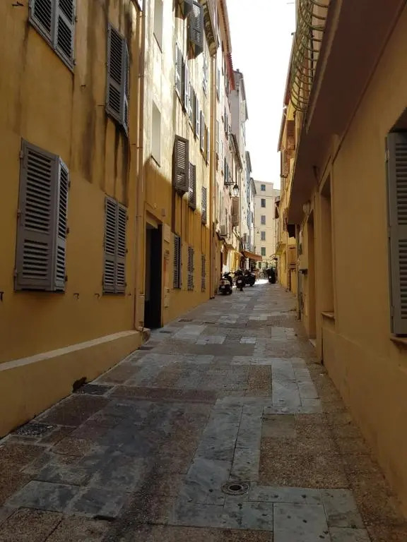 VIEILLE VILLE D AJACCIO POUR 3 PERs A 300M DU PORT ET A 15 MN DE LAEROPORT PROCHES DE PLUS BELLES PLAGES ET TTES COMMODITES A PROXIMITE