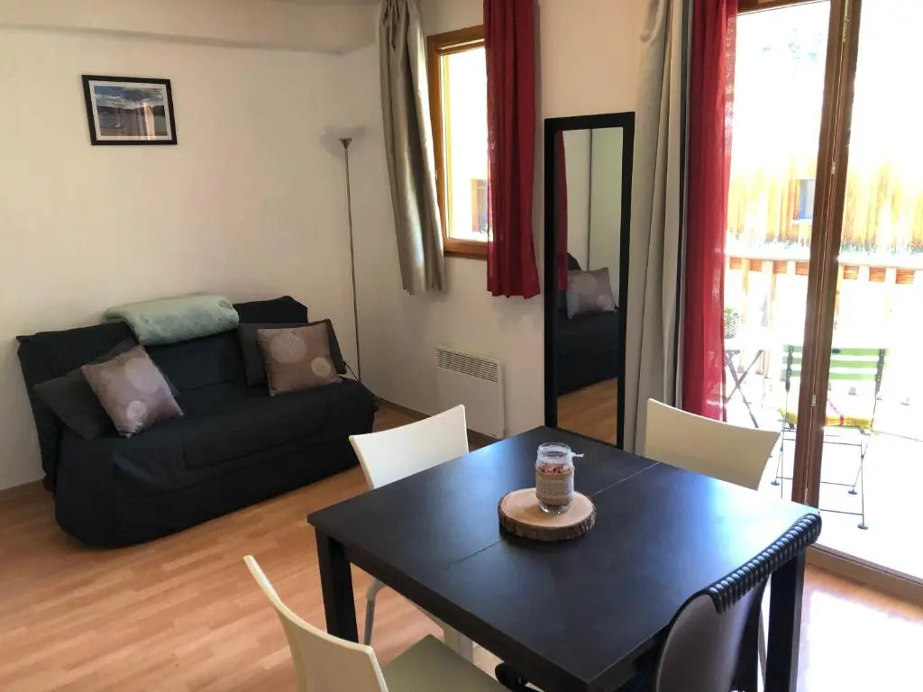 Studio vue piste + parking souterrain privatif inclus