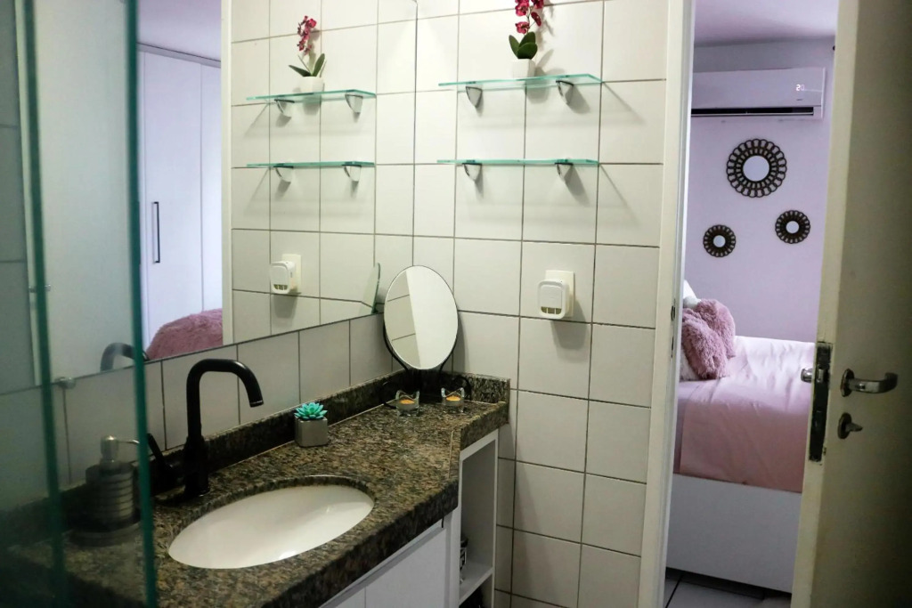 Apartamento com Varanda vista mar, Max 4 Pessoas