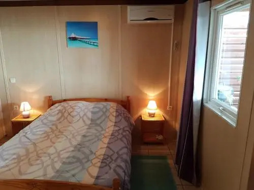Chalet Filaos, vue sur mer et couchers de soleil, proche de Saint-Leu