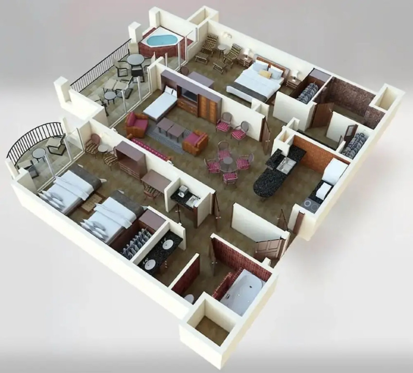 2BD Royal Haciendas Plunge Pool Oceanview