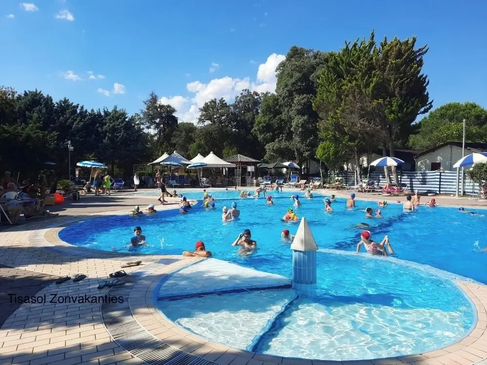Campsitechalet in Viareggio Near sea Incl Airco