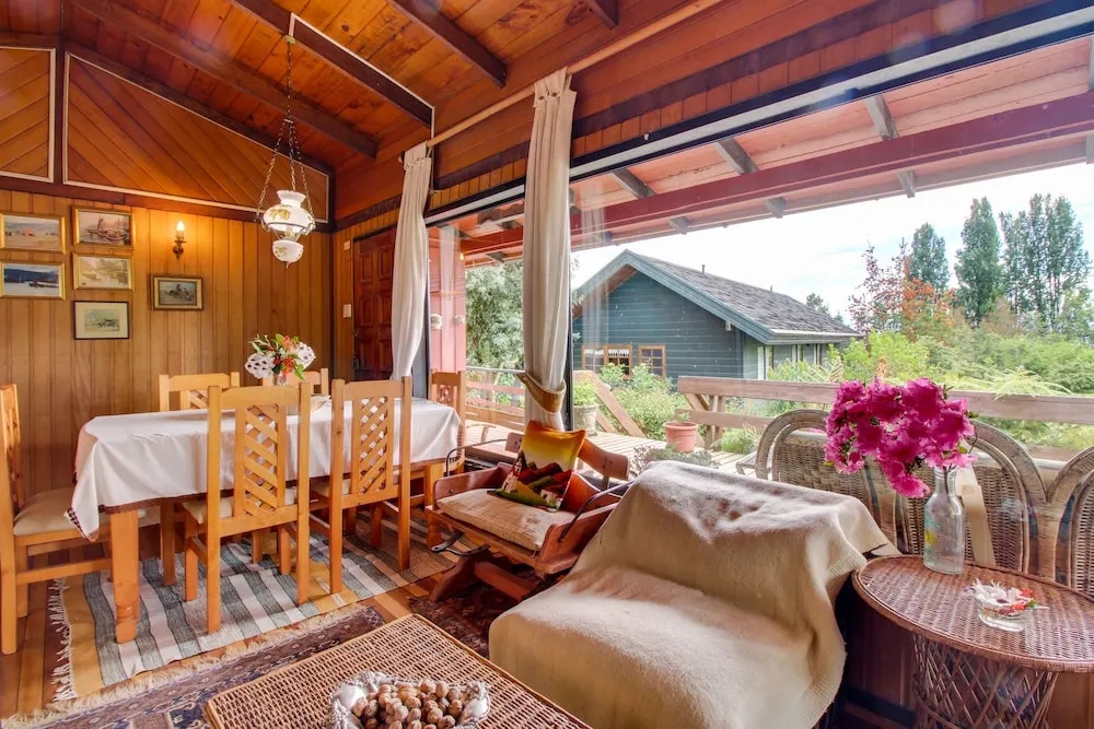 Casa Campestre frente al Lago Calafquén