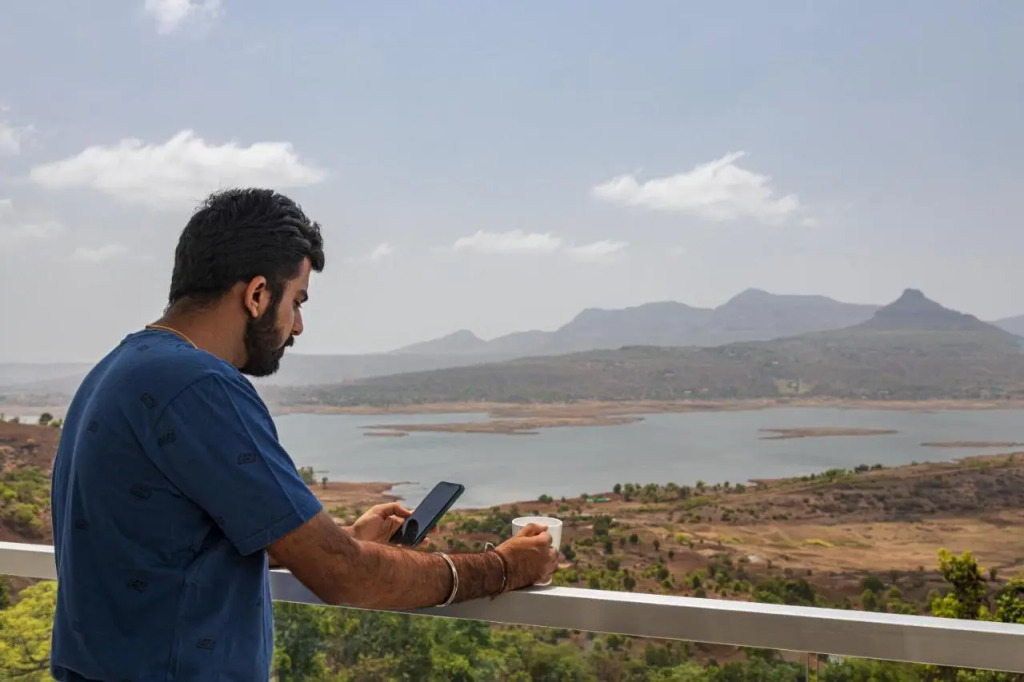 SaffronStays Ahilya Waters - 3BR Pawna villa, infinity pool, 270 terrace views, bonfire & AD-featured estate