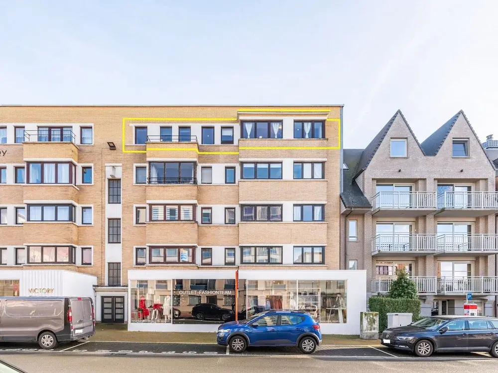 Apartment near Belgian Coast with Sea View