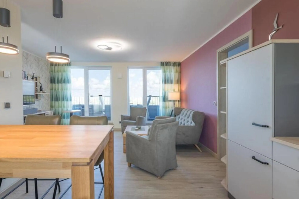 Penthouse apartment on Nordstrand in a top location on the dike