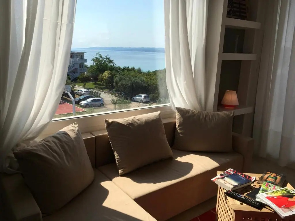 Villa Evita , penthouse, 53m2 ,Athytos , astonishing sea view