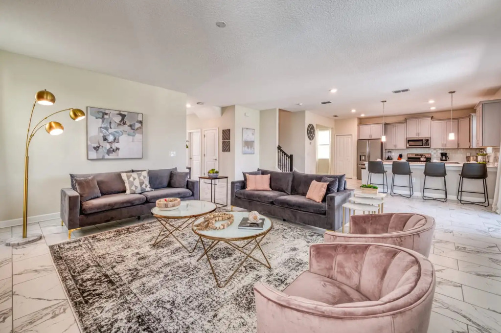 Spacious home near Disney with private pool and game room