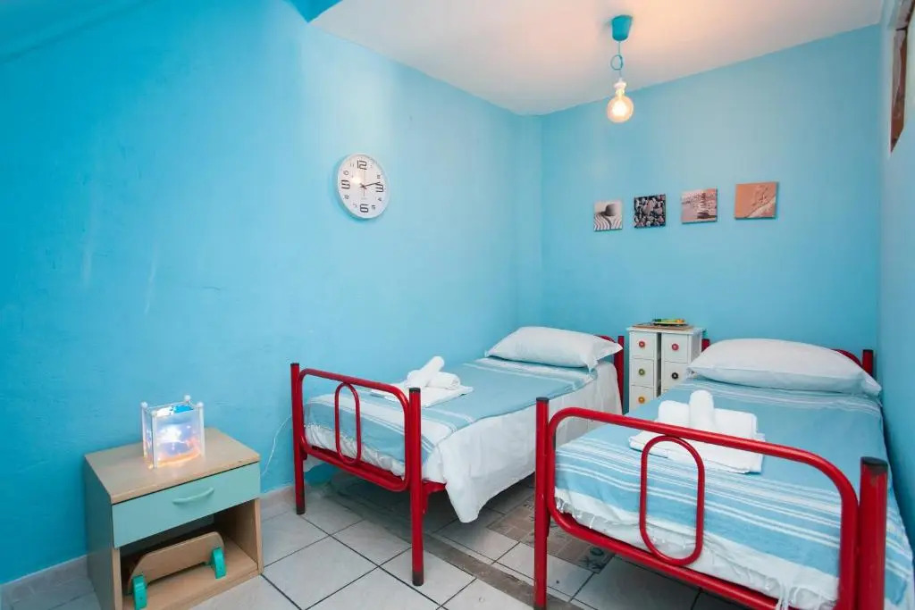 Blue house in santa Lucia