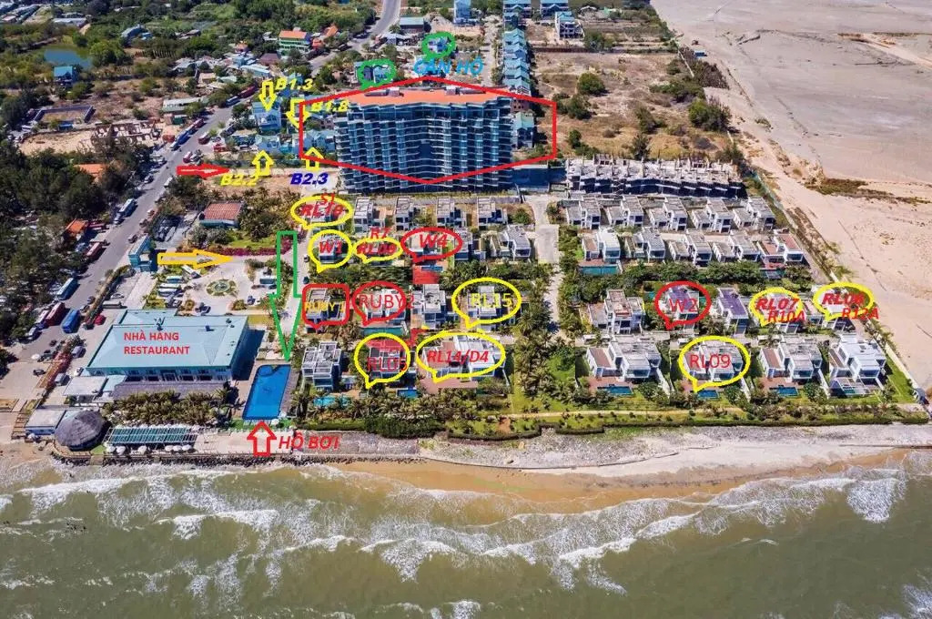 ARIA RESORT-2&3BEDS Apartment,hồ bơi và bãi biển miễn phí,50m