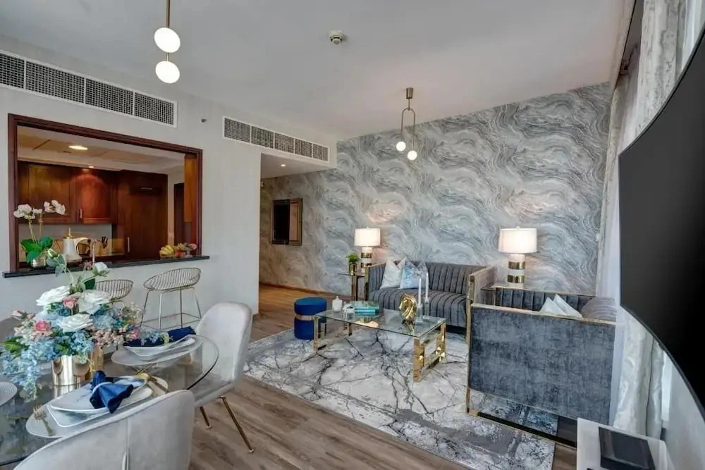 Durrani Homes - Designer 2BR Apt with stunning Burj Khalifa and Fountain View