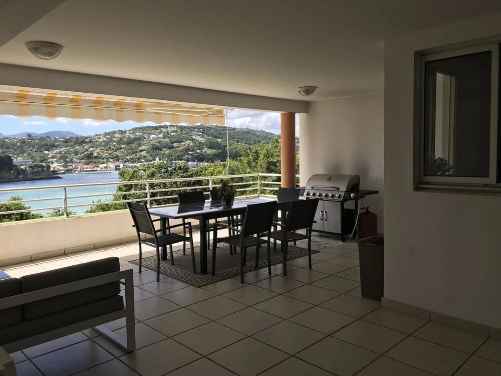 Apartment With 3 Bedrooms in La Trinité, With Wonderful sea View, Encl