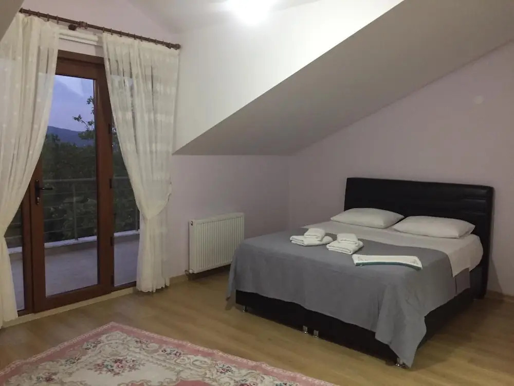 Sapanca mavi yeşil köy evi