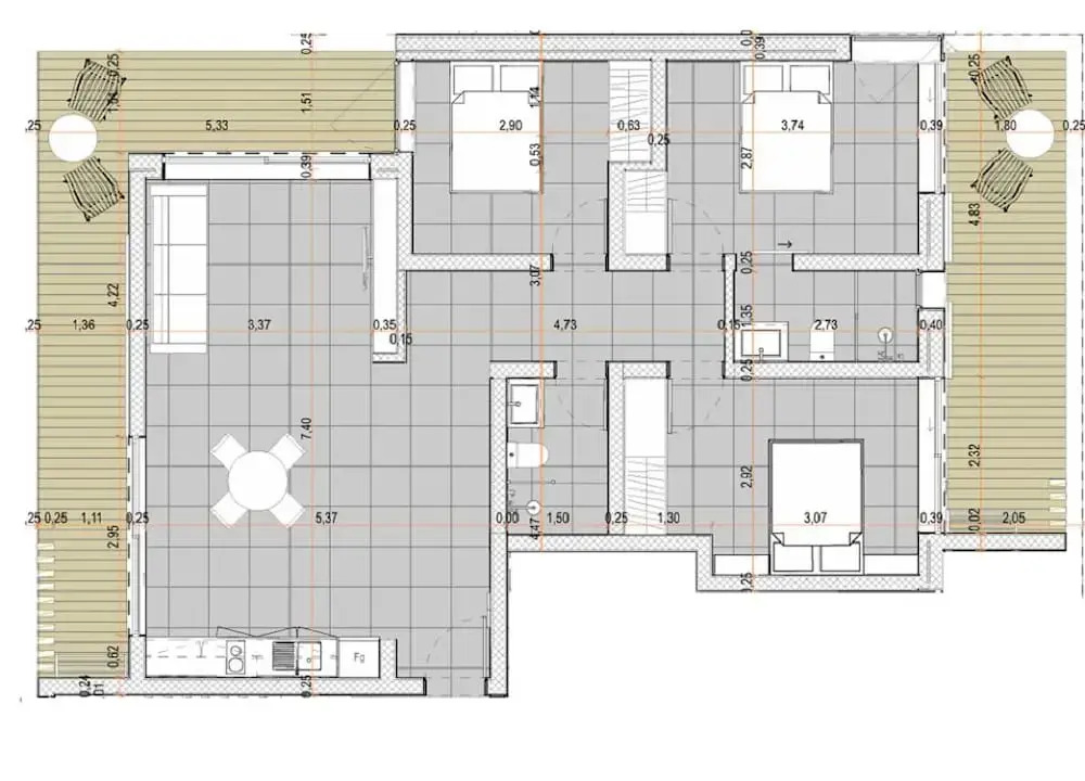 Joli Beach House - Third Floor T3 Apartment With Beautiful Views