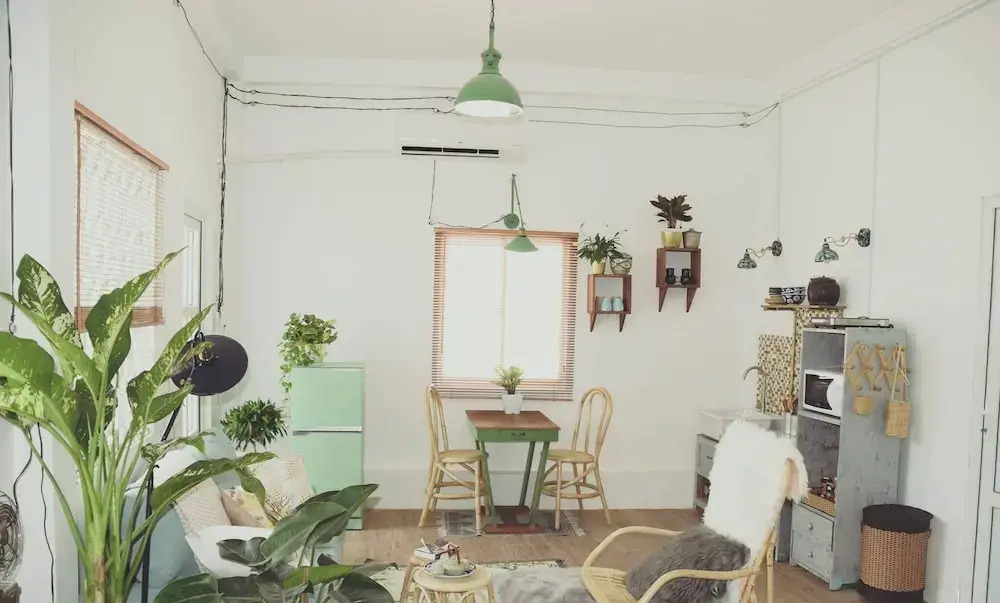 Sunny Greenery oasis in downtown