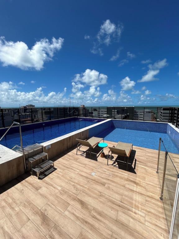 Melhores Flats - Elegante a 300m do mar