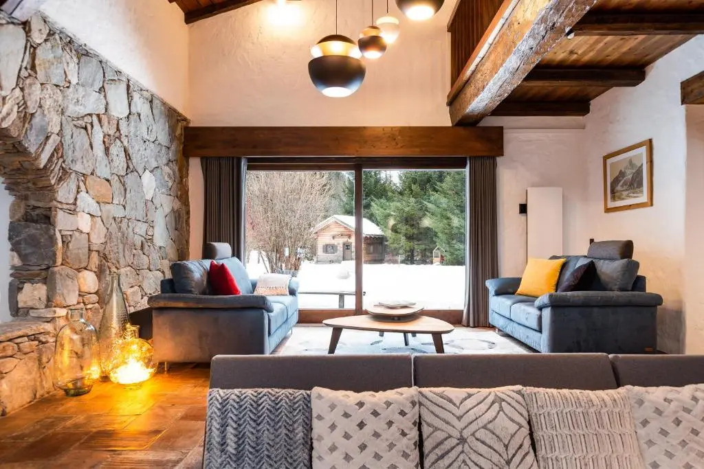 Chalet 280m2 Sauna Cinema 12pax Heart of Les Praz
