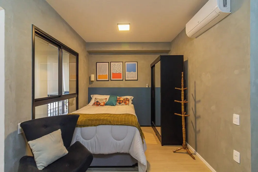 Flat Pet Friendly c Academia a 200m do Metr