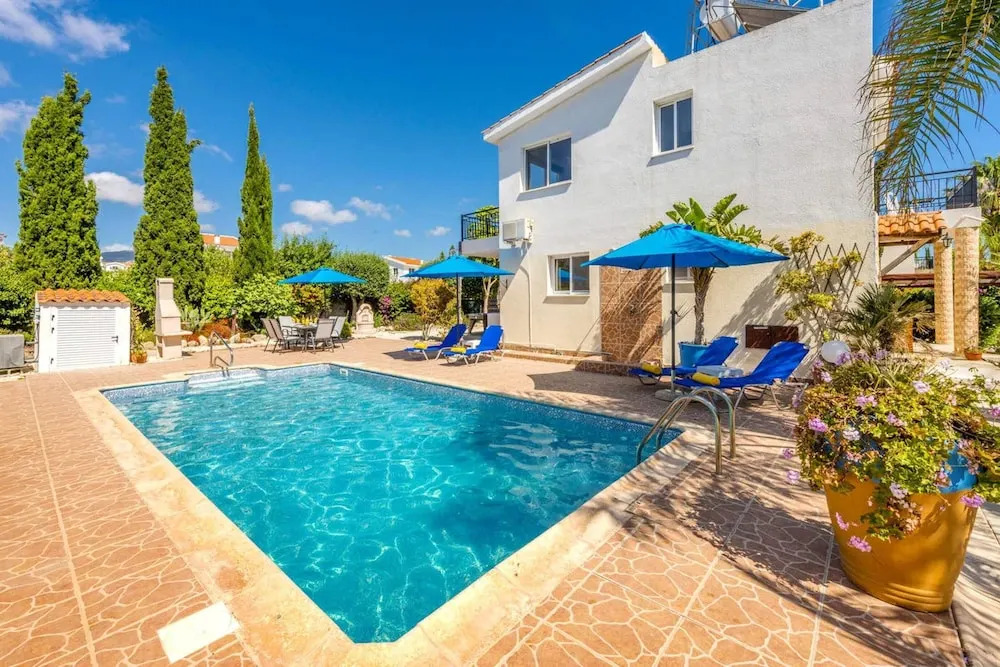 Villa With 3 Bedrooms in Peyia, With Wonderful sea View, Private Pool, Terrace - 600 m From the Beach