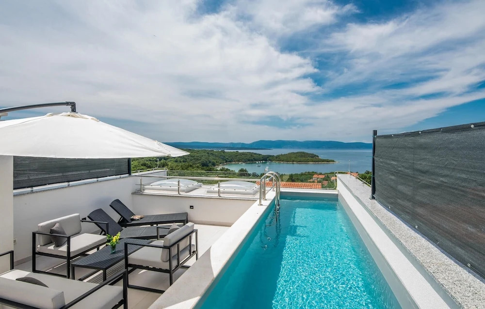 Beautiful Home in Njivice With Outdoor Swimming Pool, Wifi and 3 Bedrooms