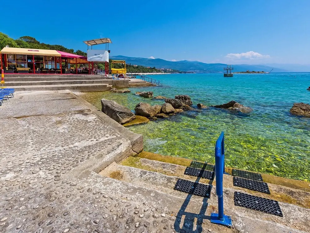 Beach Front Home In Novi Vinodolski