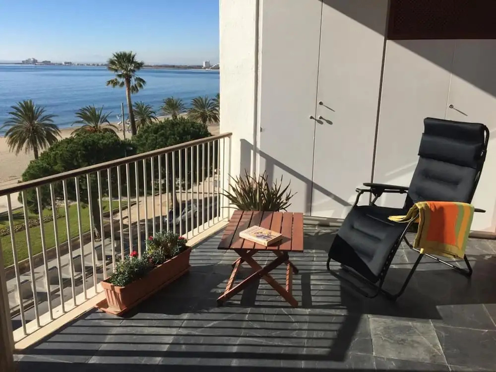 Apartment with 2 Bedrooms in Roses, with Wonderful Sea View, Furnished Balcony And Wifi - 10 M From the Beach
