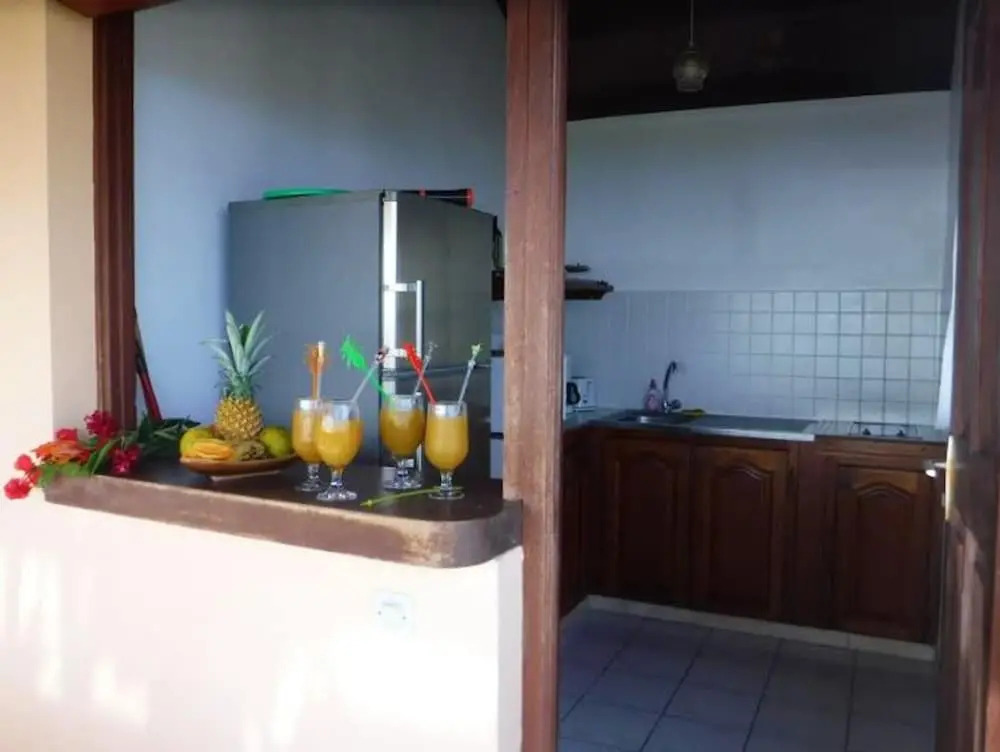 Bungalow with 2 Bedrooms in Bouillante, with Wonderful Sea View, Shared Pool, Enclosed Garden - 70 M From the Beach