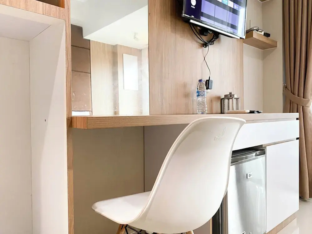 Wooden Style Studio At Lrt City Bekasi Apartment